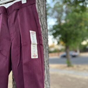 Dickies Men's Plum Chinos 874 Work Pants